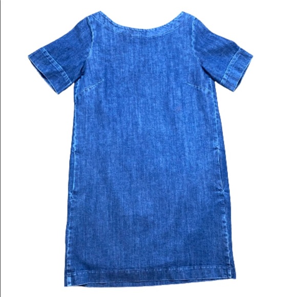 Massimo Dutti Dresses & Skirts - Massimo Dutti Jean Pleated Back Dress M Pockets